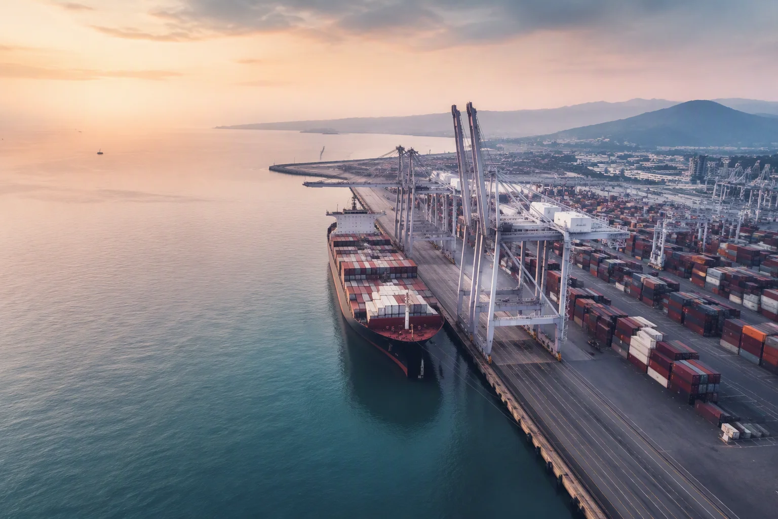 Port infrastructure linking local and international trade